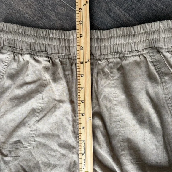 Prana Women's Tan Elastic Waist Jogger Pants - Picture 10 of 10